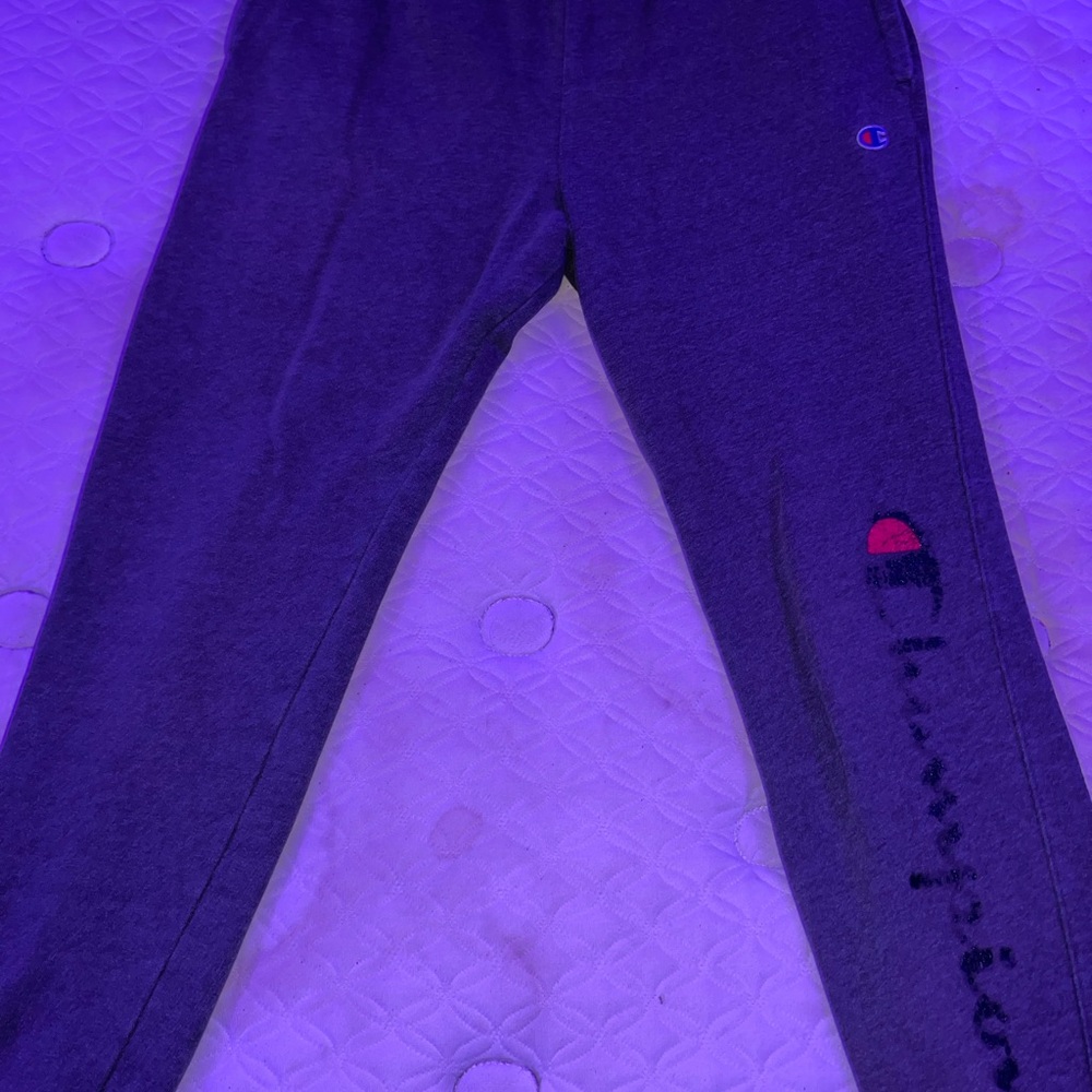 Champion Gray Sweatpants Soft Casual Joggers